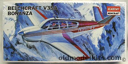 Academy 1/48 Beechcraft V35A Bonanza - (ex Bandai), 1609 plastic model kit